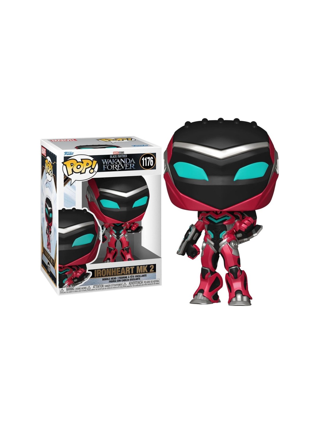Funko pop marvel black panther wakanda forever ironheart mk 2 66717