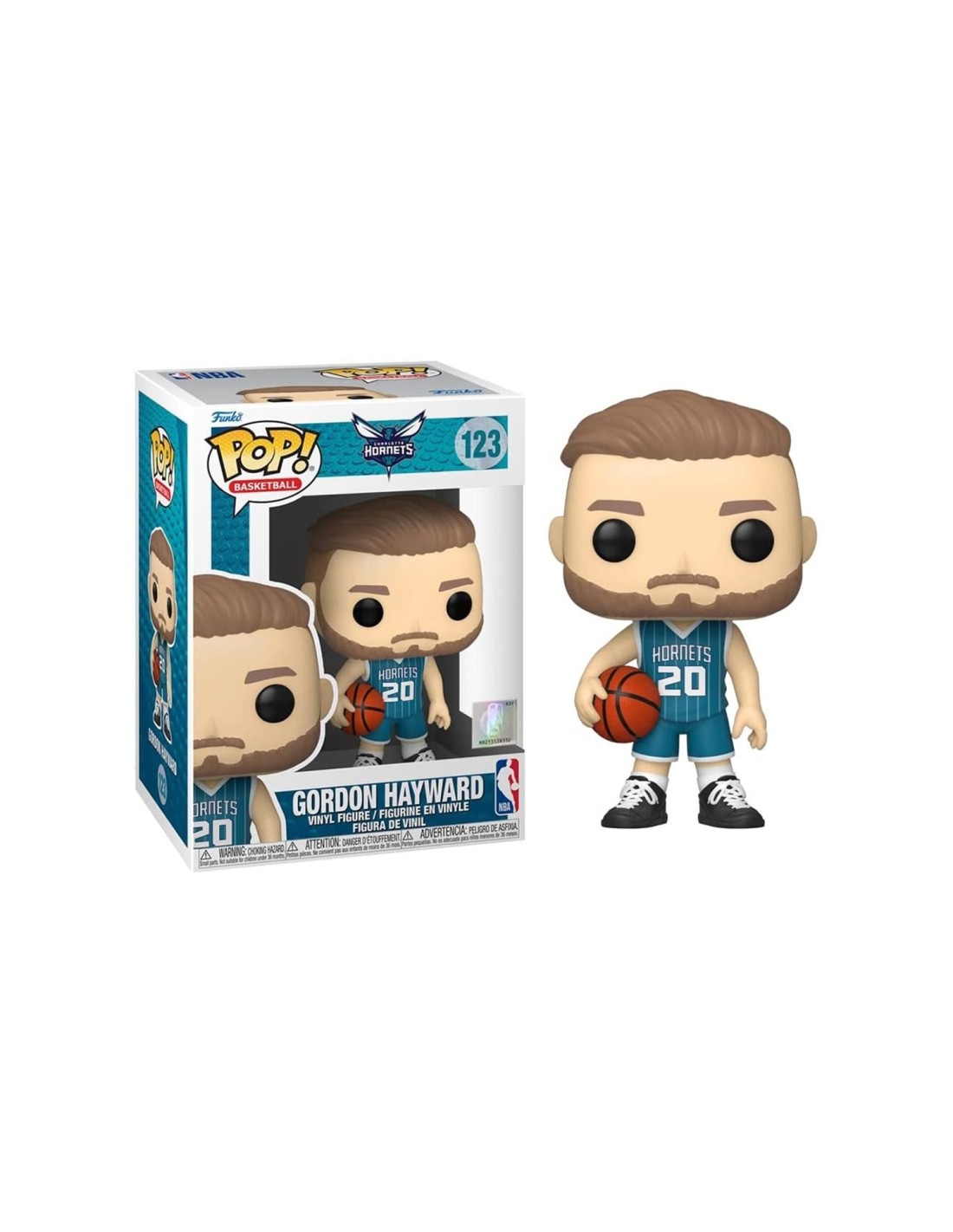 Funko pop deportes nba gordon hayward charlotte hornets camiseta local 59263