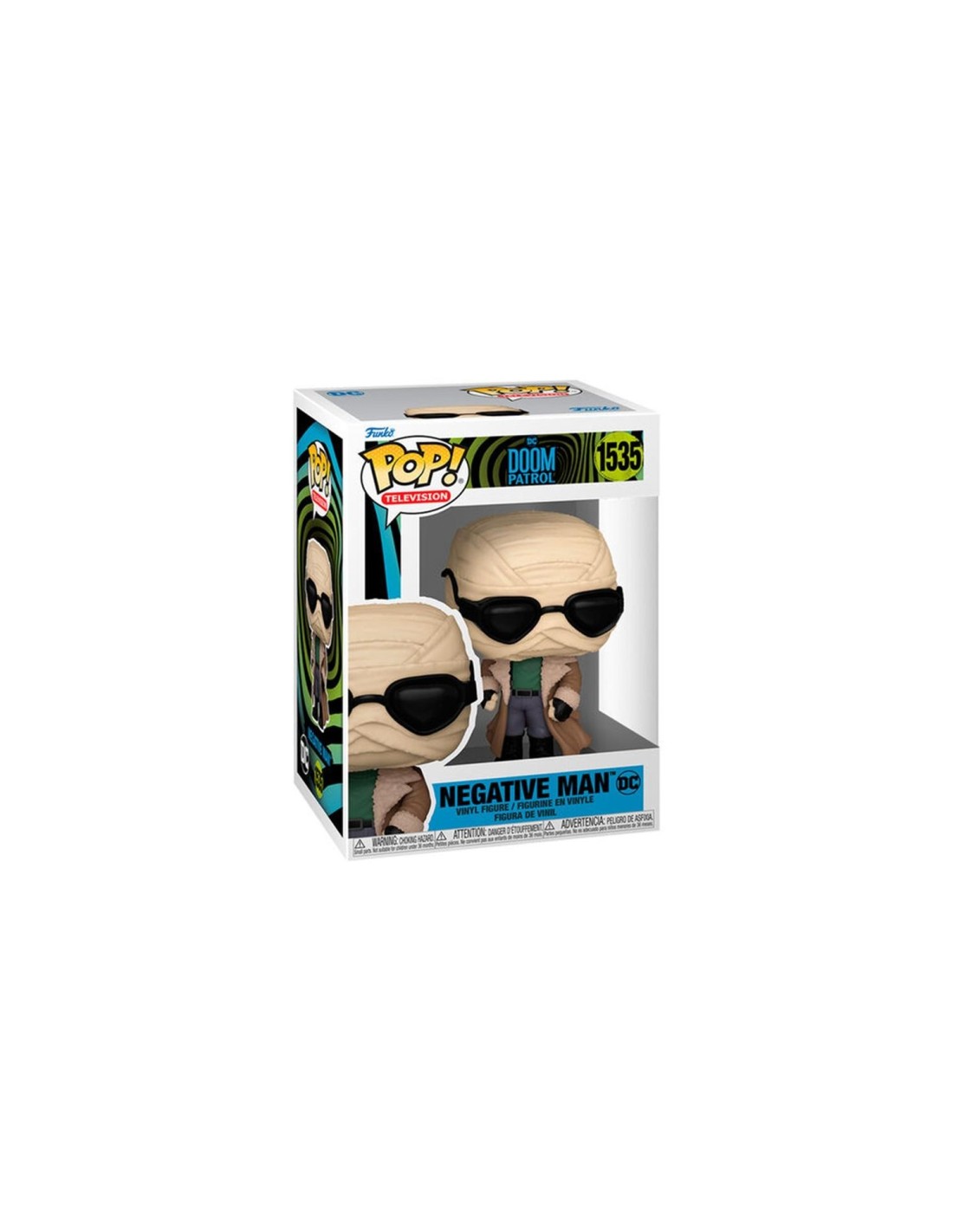 Funko pop dc comics doom patrol larry trainor negative man 75895