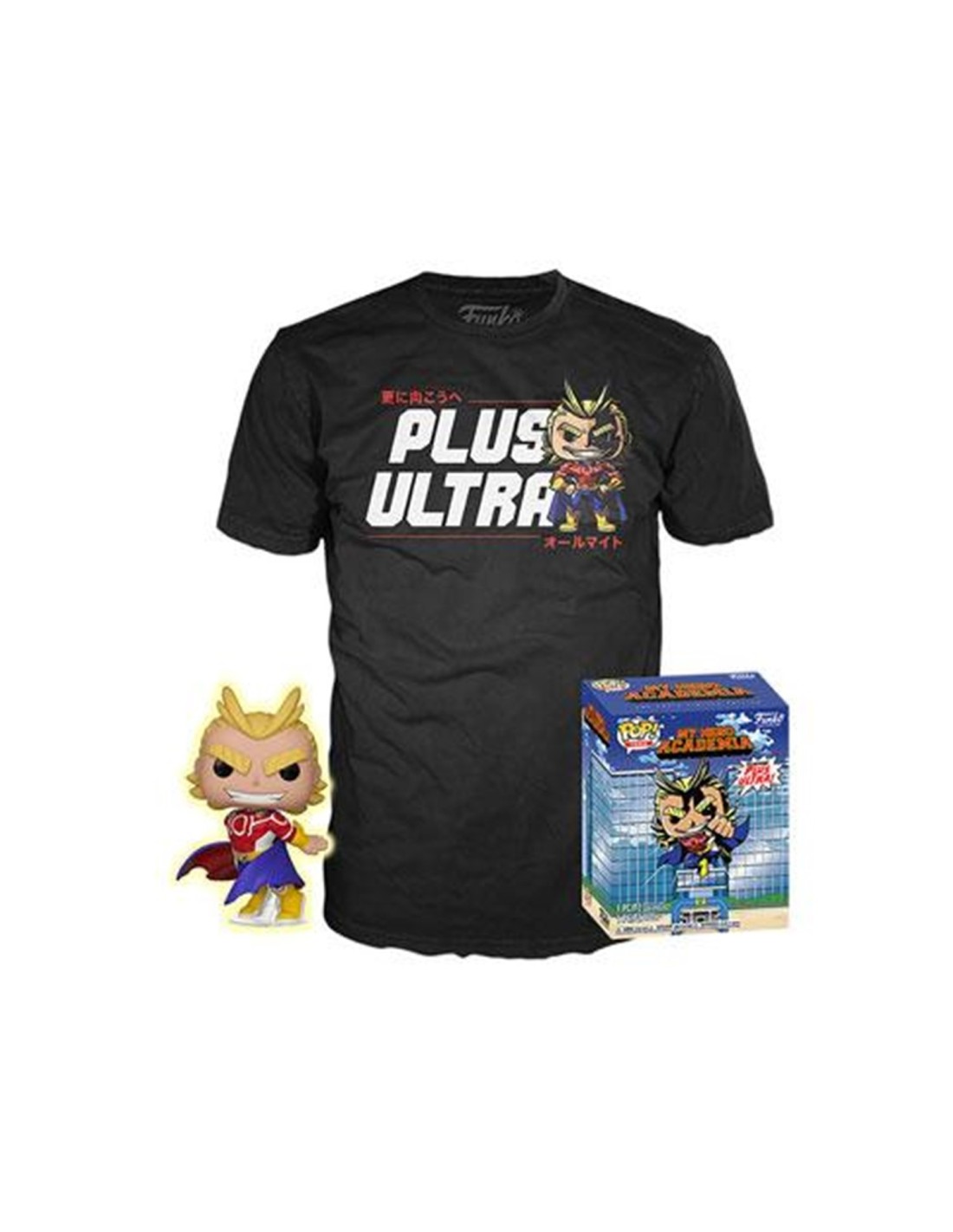 Pop & tee my hero academia all might funko + camiseta talla m ut - 56664m
