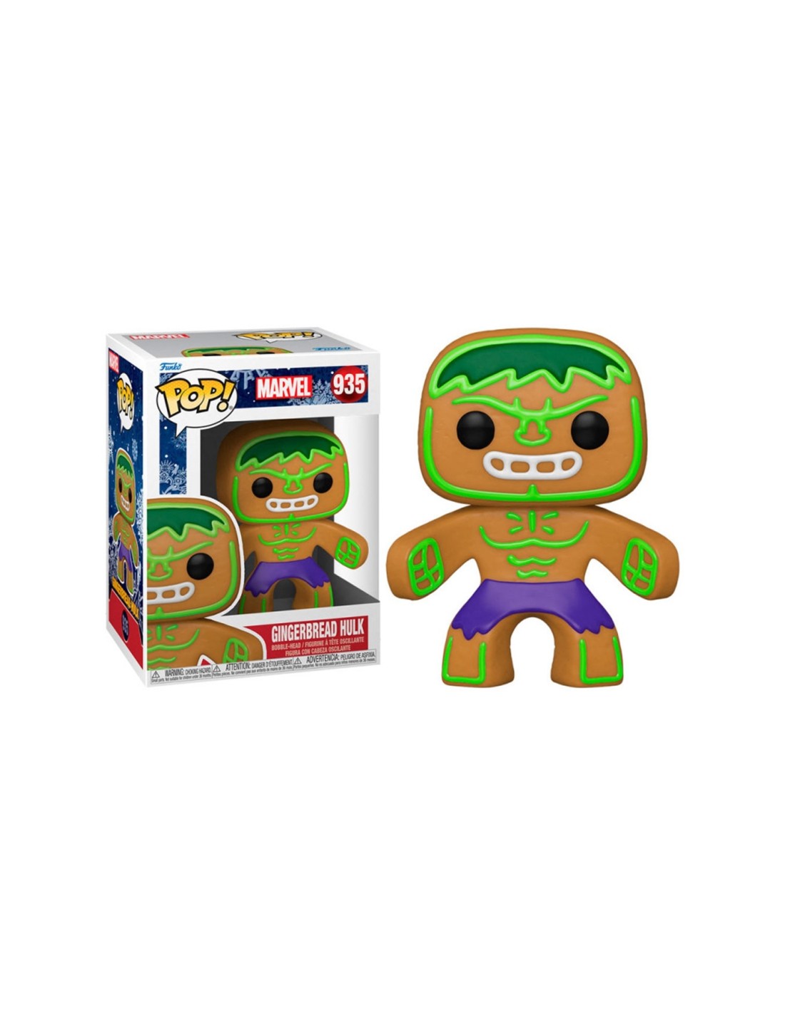 Funko pop marvel navidad galleta jengibre hulk 50660
