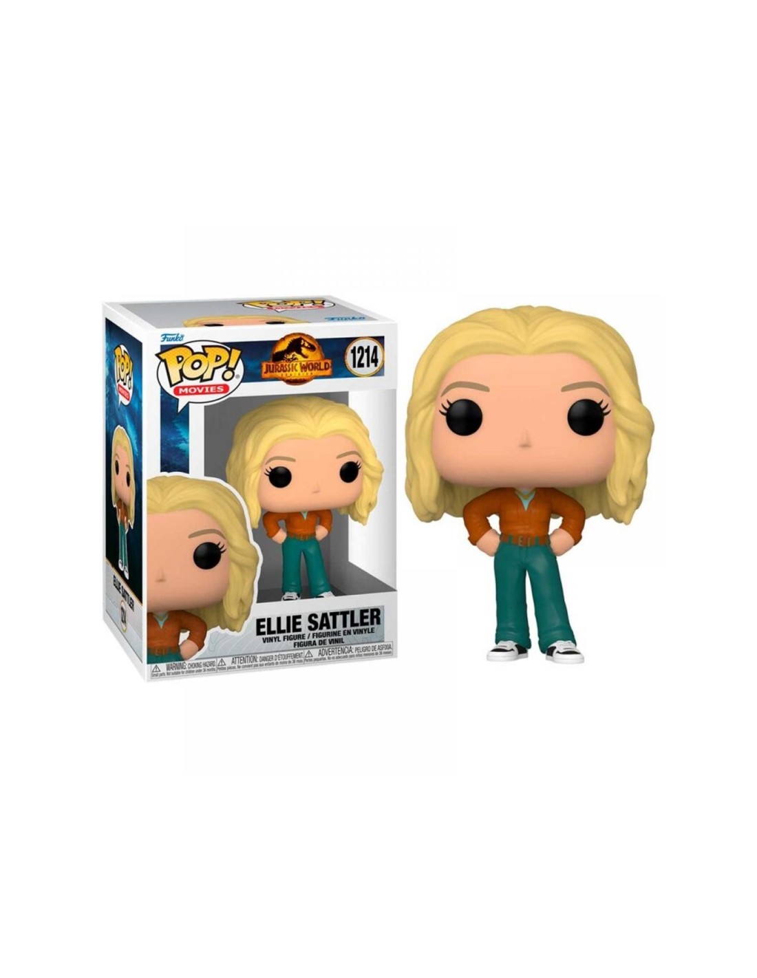 Funko pop cine jurassic park jurassic world dominion ellie sattler 62225