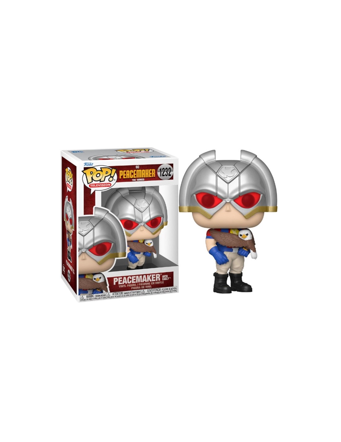 Funko pop dc comics peacemaker peacemaker con halcon 64181