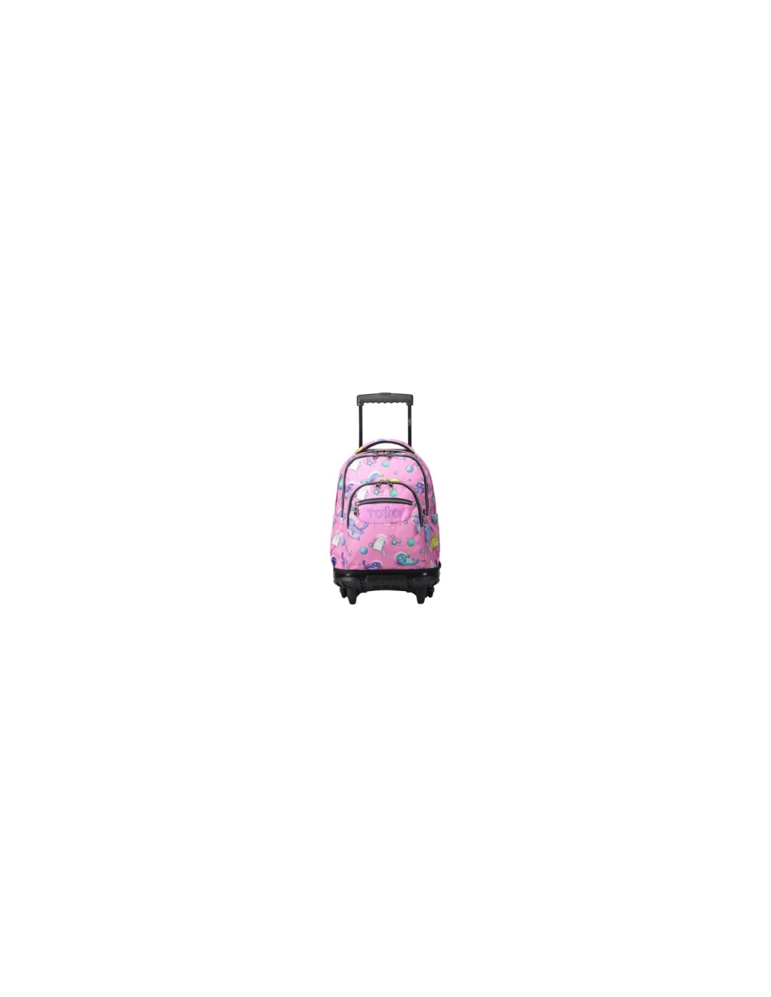 MOCHILA ESCOLAR CON RUEDAS GATOS ASTRONAUTAS TOTTO MA03ECO006-2310P-9I9