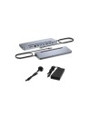 i-tec USB-C Metal Ergonomic 3x 4K Display Docking Station with Power Delivery 100 W + Universal Charger 100 W