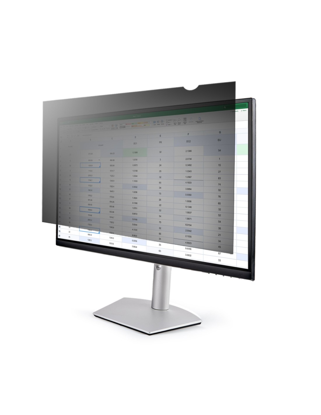 StarTech.com Filtro de Privacidad de 22 Pulgadas 16:9 para Monitor - Pantalla de Privacidad Protector Anti Brillo - Anti Luz Azu