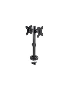 TooQ Soporte de Mesa para 2 Pantallas 17"-32", Negro