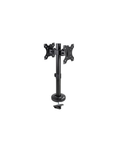 TooQ Soporte de Mesa para 2 Pantallas 17"-32", Negro