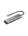 Equip 133485 Adaptador gráfico USB 3840 x 2160 Pixeles Negro, Plata