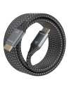 AISENS Cable HDMI V2.1 ultra alta velocidad / HEC 8K@60Hz 48Gbps, A/M-A/M, Gris/Negro, 5.0m