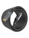 AISENS Cable HDMI V2.1 ultra alta velocidad / HEC 8K@60Hz 48Gbps, A/M-A/M, Gris/Negro, 7.0m