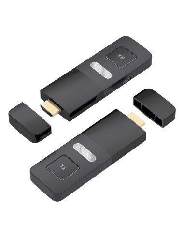 AISENS HDMI Inalambrico 1080p 30m, Negro