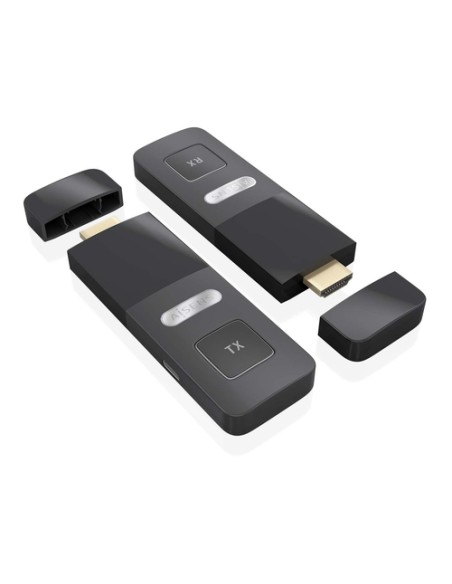 AISENS HDMI Inalambrico 1080p 30m, Negro
