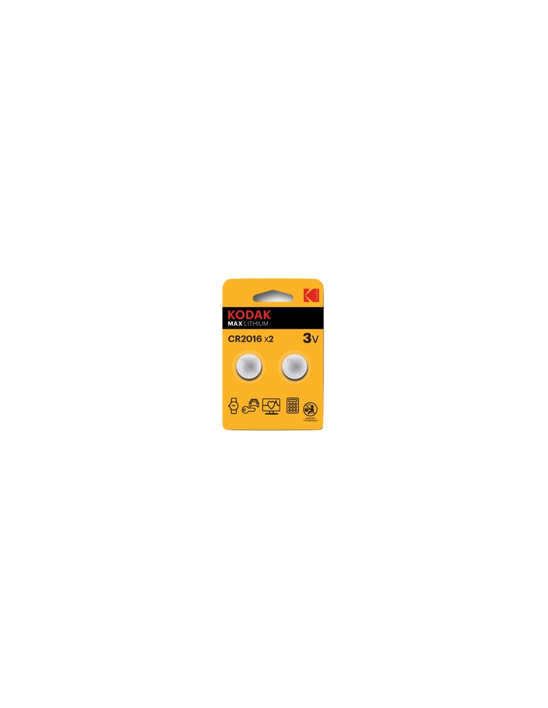Kodak CR2016 Batería de un solo uso Litio
