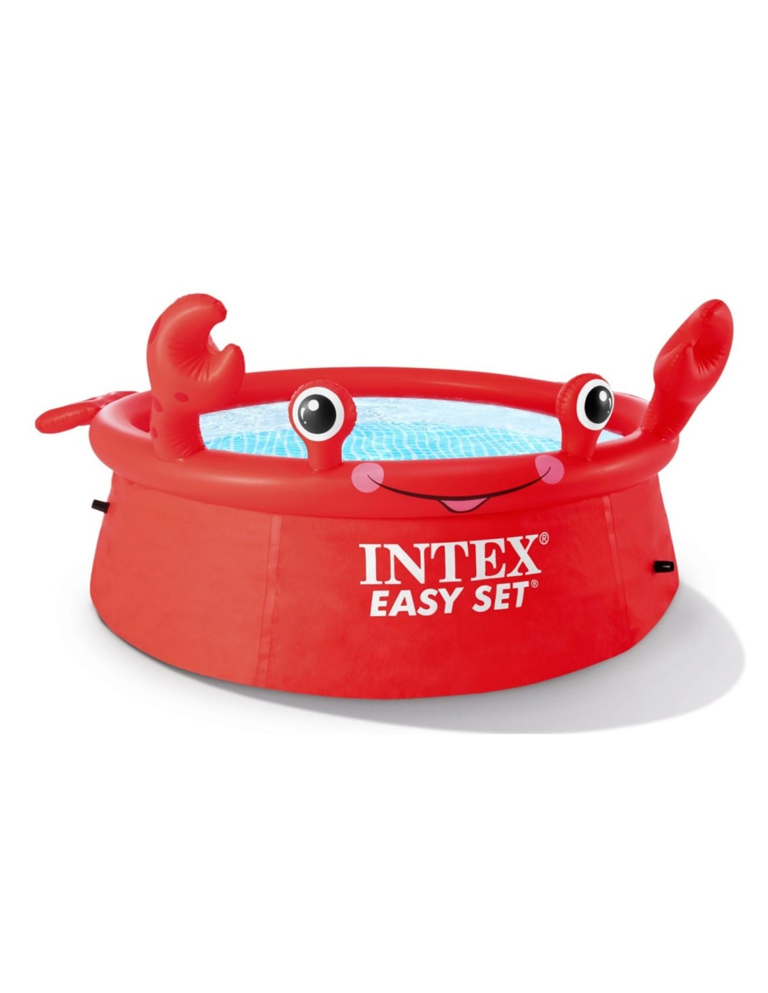 Intex Happy Crab Easy Set Pool Piscina hinchable Alrededor 880 L Rojo