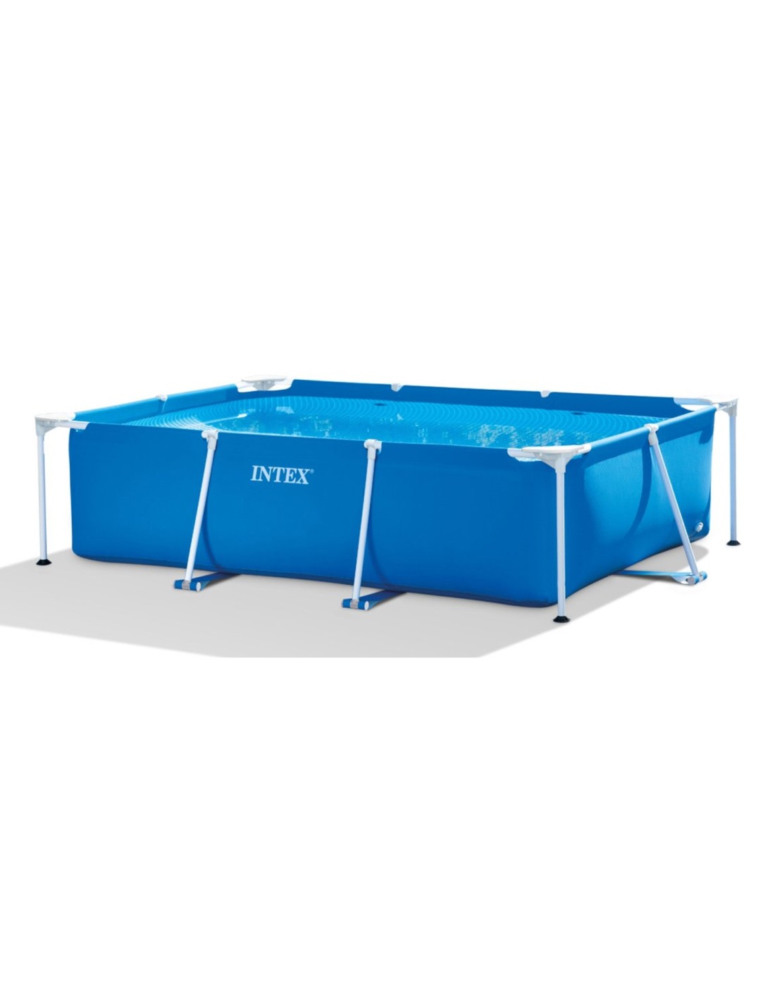 Intex 28270NP piscina sobre suelo Piscina con anillo hinchable Rectangular 1662 L Azul