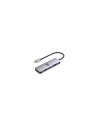 Maillon Technologique Premium MTHUB5 base para portátil y replicador de puertos USB 3.2 Gen 2 (3.1 Gen 2) Type-C Aluminio, Gris