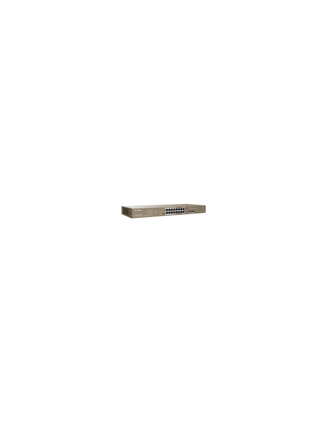 IP-COM Networks G1118P-16-250W switch No administrado Gigabit Ethernet (10/100/1000) Energía sobre Ethernet (PoE) Marrón