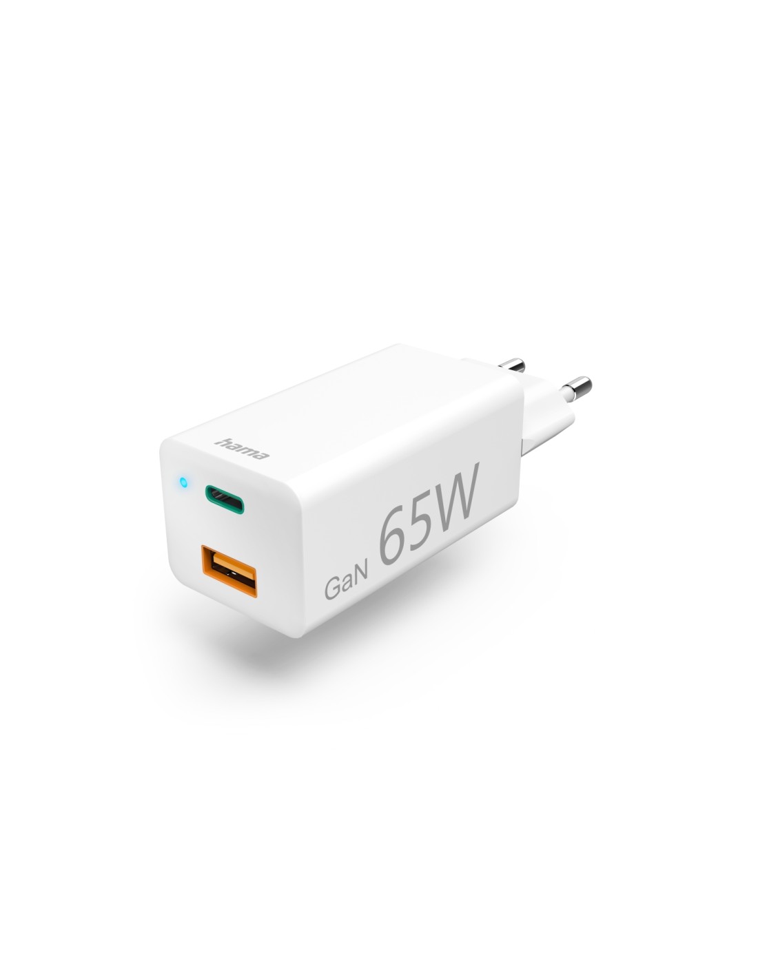 Hama 00201643 cargador de dispositivo móvil Auriculares, Portátil, Batería portátil, Smartphone, Tableta Blanco Corriente altern