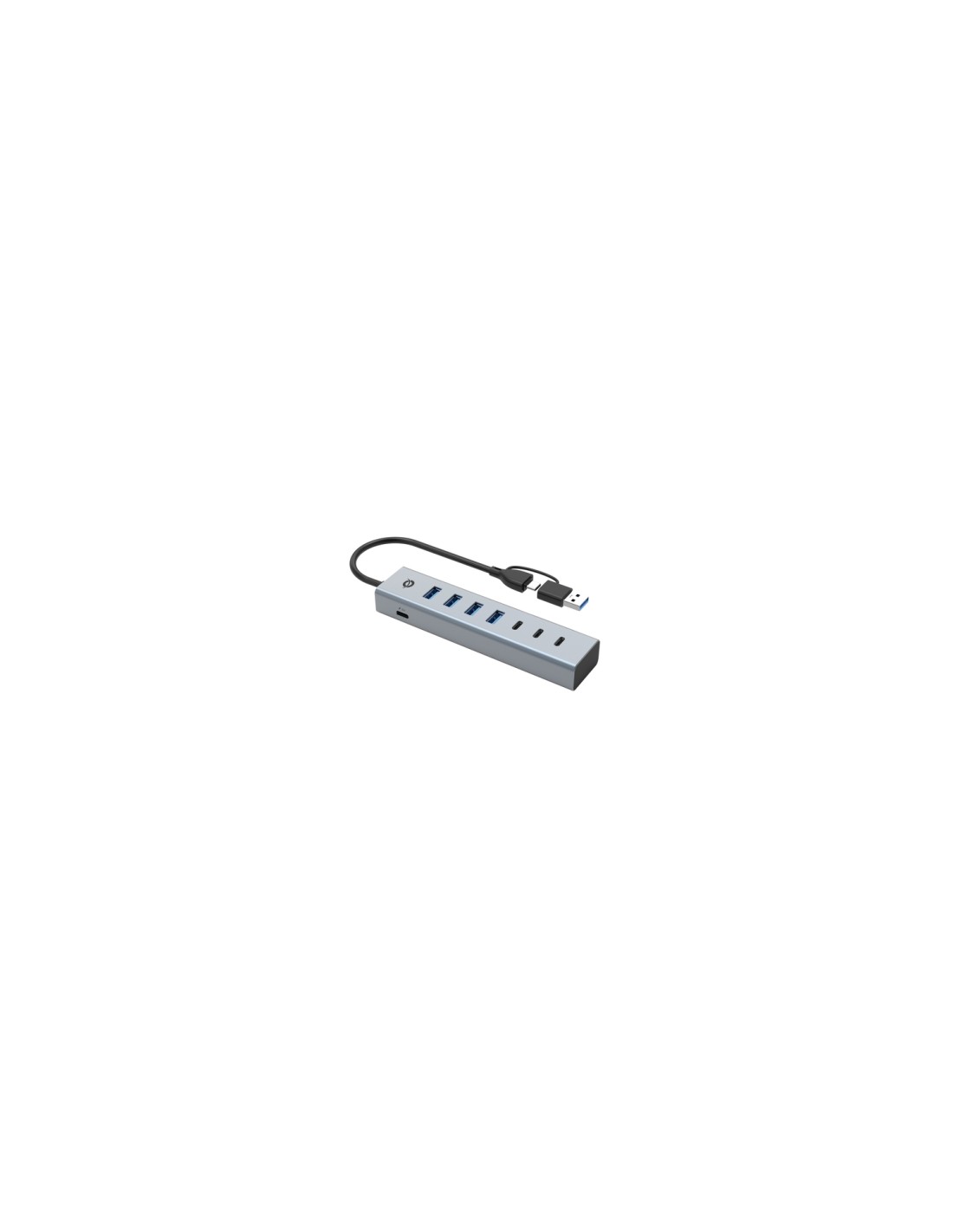 Conceptronic HUBBIES20G hub de interfaz USB 3.2 Gen 1 (3.1 Gen 1) Type-C 5000 Mbit/s Gris