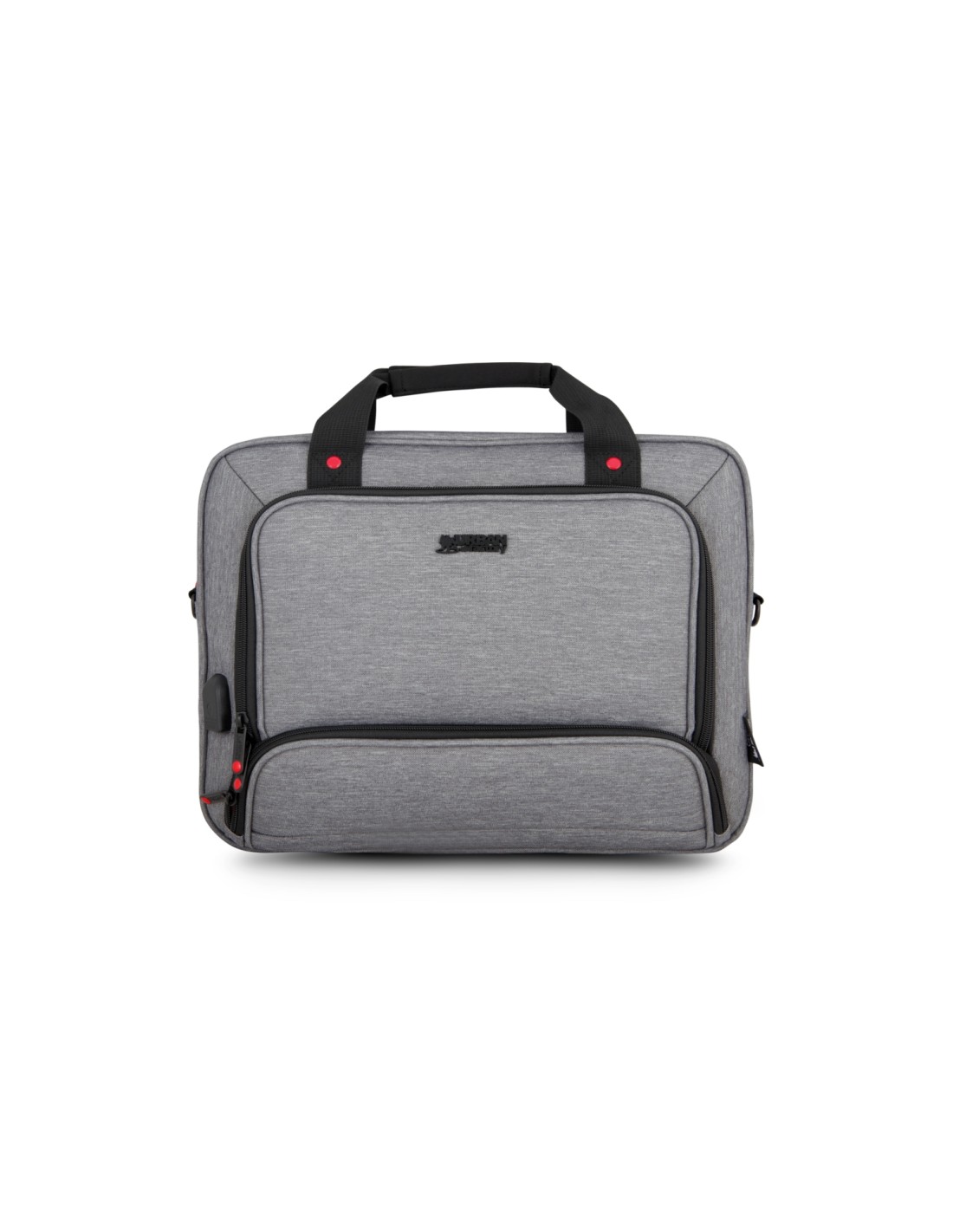 Urban Factory Mixee 39,6 cm (15.6") Maletín Gris, Rosa