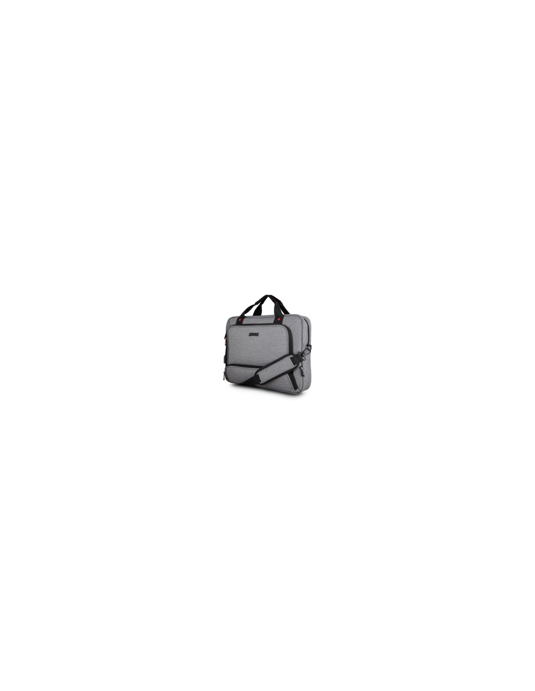 Urban Factory Mixee 39,6 cm (15.6") Maletín Gris, Rosa