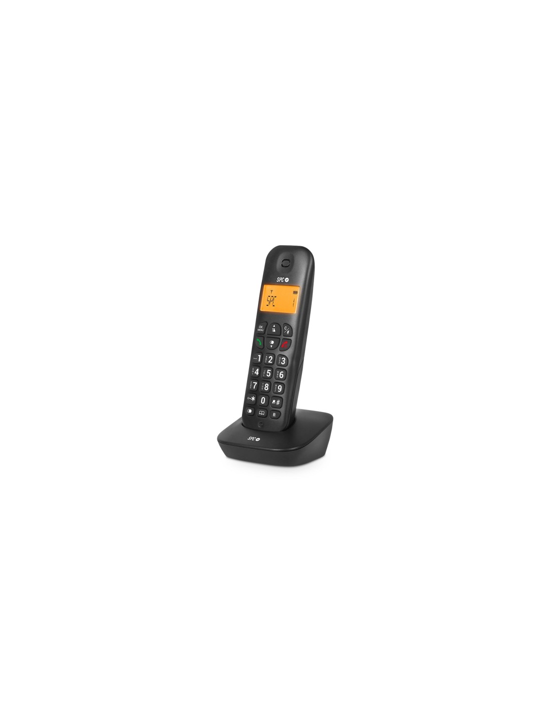 SPC Air Teléfono analógico Identificador de llamadas Negro