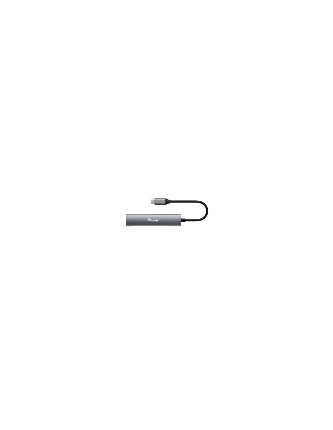 Equip 128963 hub de interfaz USB 3.2 Gen 1 (3.1 Gen 1) Type-C 5000 Mbit/s Negro, Plata