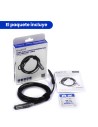 Ewent EW1238 cable antirrobo NANO Negro 1,8 m