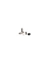 Equip 121172 conector RJ-45 Negro, Acero inoxidable