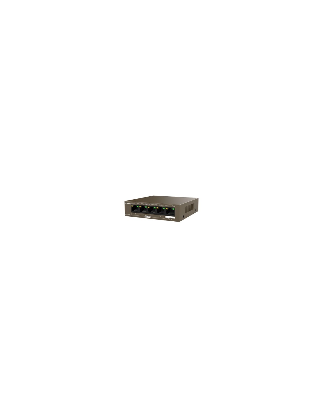 IP-COM Networks G1105PD switch No administrado L2 Gigabit Ethernet (10/100/1000) Energía sobre Ethernet (PoE) Negro