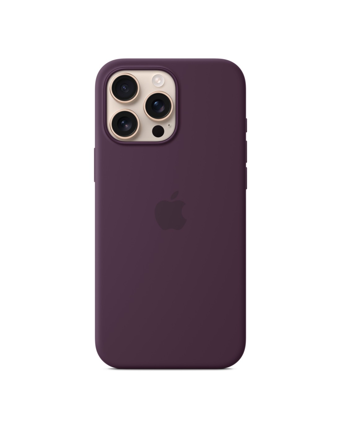 Apple Funda de silicona con MagSafe para el iPhone 16 Pro Max - Ciruela