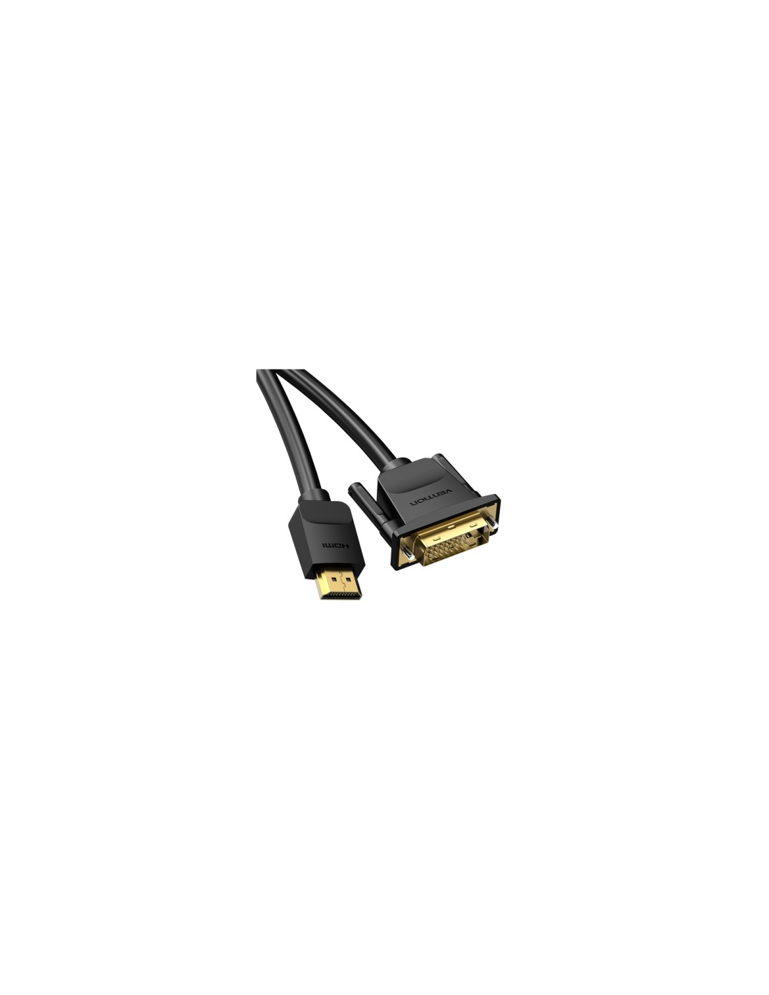 Vention Cable Conversor ABFBH/ DVI Macho - HDMI Macho/ 2m/ Negro