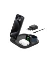 Belkin BoostCharge Auriculares, Smartphone, Reloj inteligente Negro USB Cargador inalámbrico Carga rápida Interior