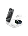 Belkin BoostCharge Auriculares, Smartphone, Reloj inteligente Blanco USB Cargador inalámbrico Carga rápida Interior
