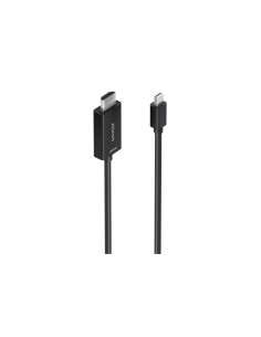 AISENS Cable conversor MINI DP a HDMI 4K@60Hz, MINI DP/M-HDMI/M, Negro, 2.0m