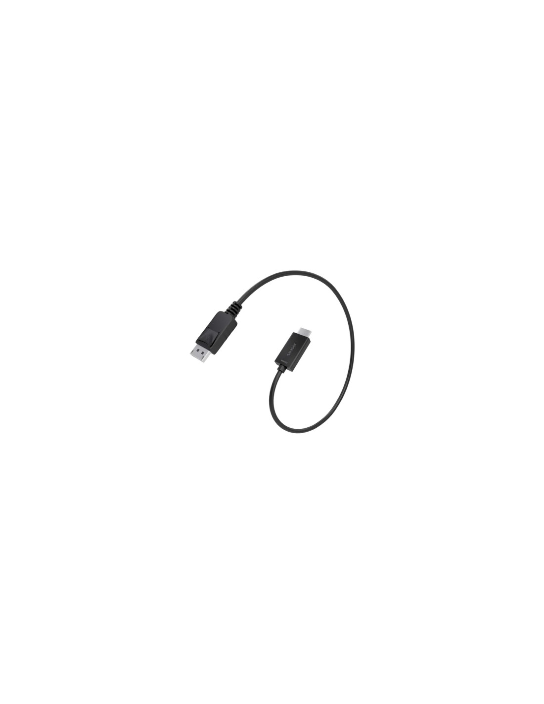 AISENS Cable conversor DisplayPort a HDMI 4K@60Hz, DP/M-HDMI/M, Negro, 0.6m