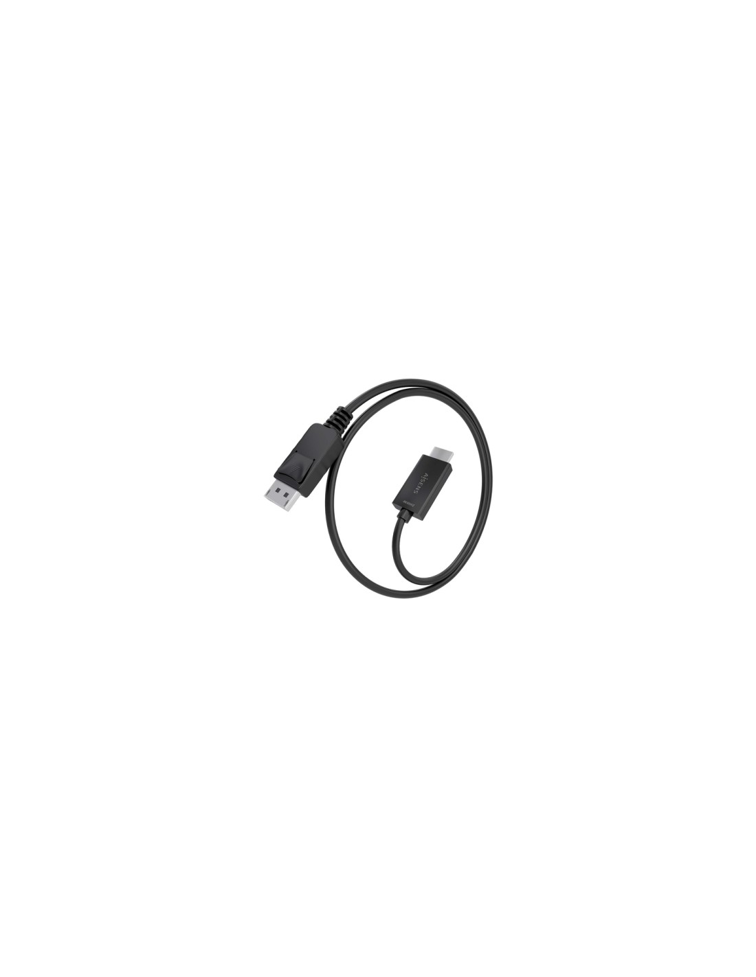 AISENS Cable conversor DisplayPort a HDMI 4K@60Hz, DP/M-HDMI/M, Negro, 1.0m