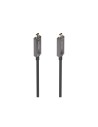 AISENS - Cable USB 3.1 Gen2 10Gbps AOC 4K@60Hz 3A 60W E-Marker, tipo USB-C/M-USB-C/M, Negro, 7.5m