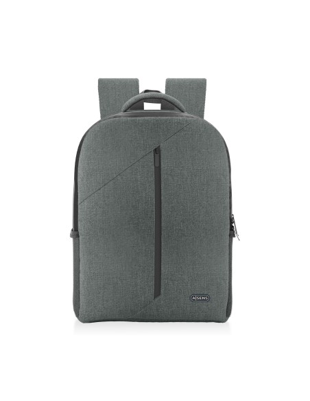 AISENS Mochila premium para portátil 15.6, Gris