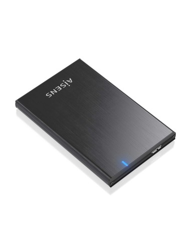 AISENS Caja externa 2.5" ASE-2528B 9.5mm SATA a USB 3.0/USB3.1 Gen1, Negro