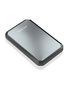 AISENS Caja externa 2.5" ASE-2529B 9.5mm SATA a USB 3.0/USB3.1 Gen1, Negro-Gris