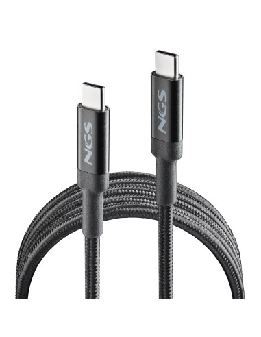 NGS KNOT 65W-2 cable USB USB 2.0 2 m USB C Negro
