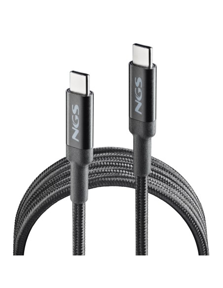 NGS KNOT 100W-2 cable USB USB 2.0 2 m USB C Negro
