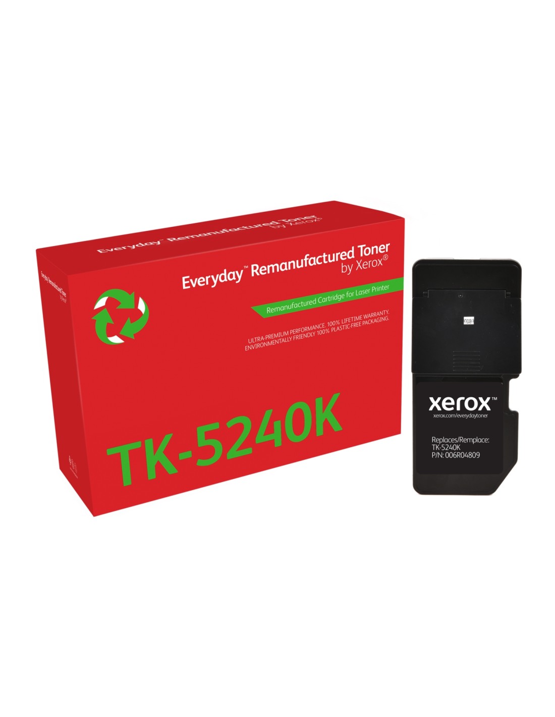 Remanufacturado Everyday Tóner Everyday? Negro remanufacturado de Xerox es compatible con Kyocera TK-5240K, Capacidad estándar