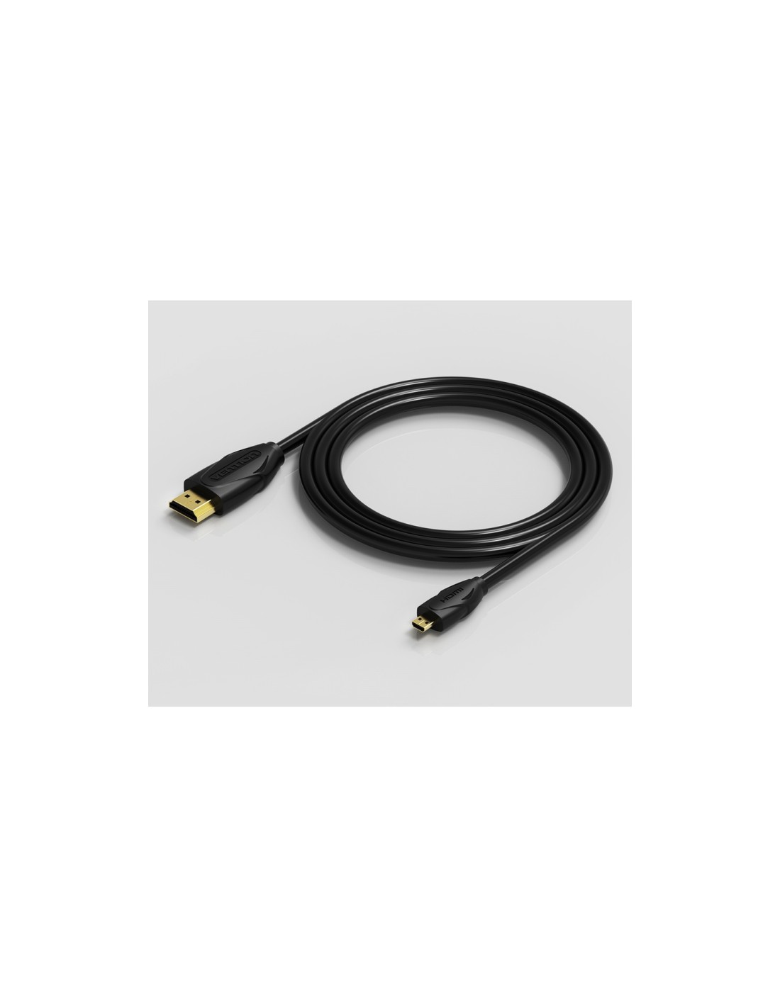 Vention Cable HDMI VAA-D03-B200/ HDMI Macho - Mini HDMI Macho/ 2m/ Negro
