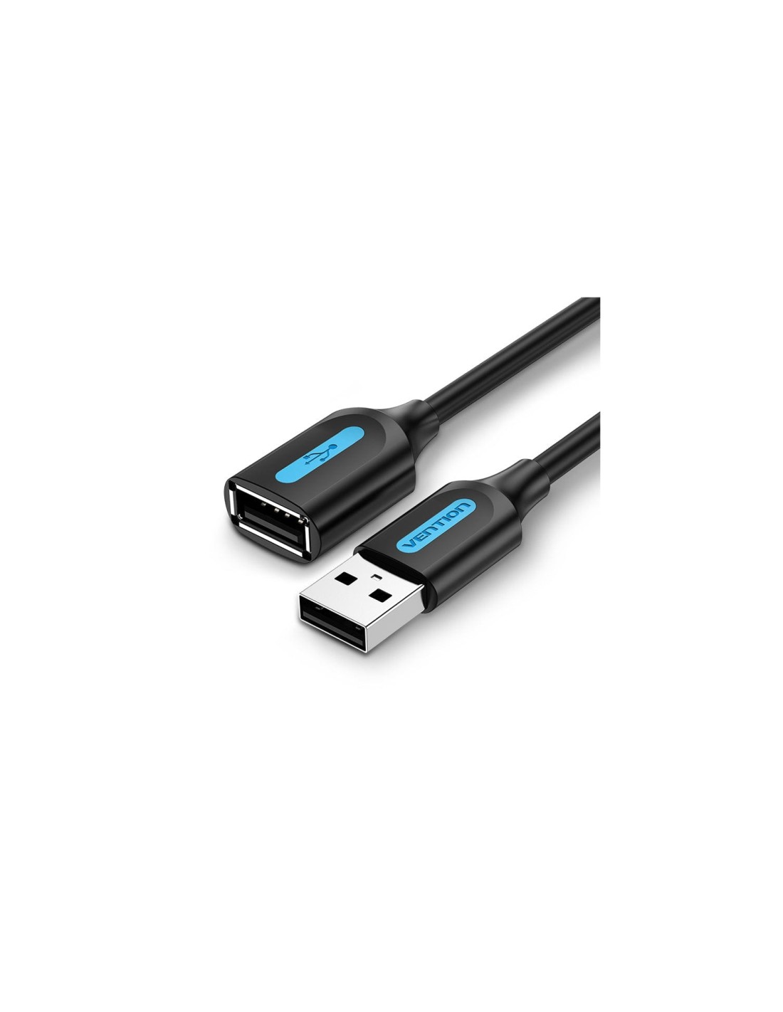 Vention Cable Alargador USB 2.0 CBIBI/ USB Macho - USB Hembra/ 3m/ Negro