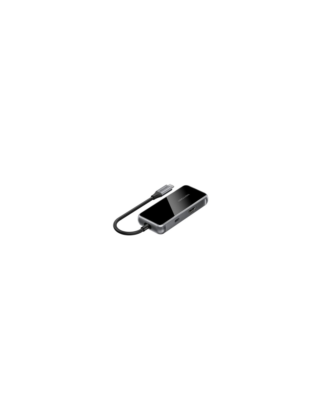 Vention Docking USB Tipo-C TFMHB/ 1xHDMI/ 3xUSB/ 1xUSB Tipo-C PD/ 1xLector Tarjetas SD y MicroSD/ Gris