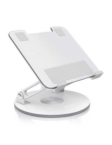 AISENS Soporte de Sobremesa Giratorio Ajustable Para Portatil / Tablet 7-13, Plata