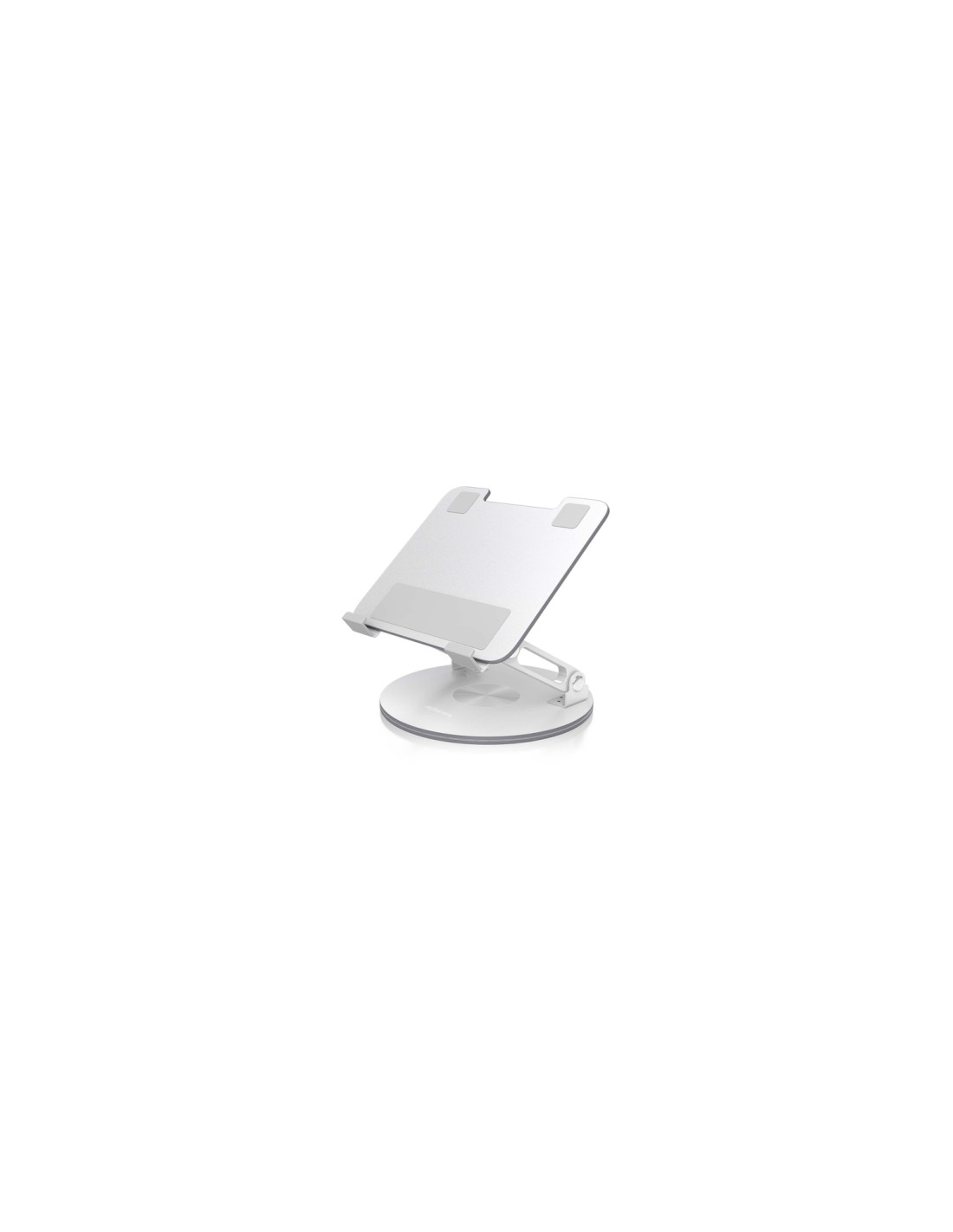 AISENS Soporte de Sobremesa Giratorio Ajustable Para Portatil / Tablet 7-13, Plata